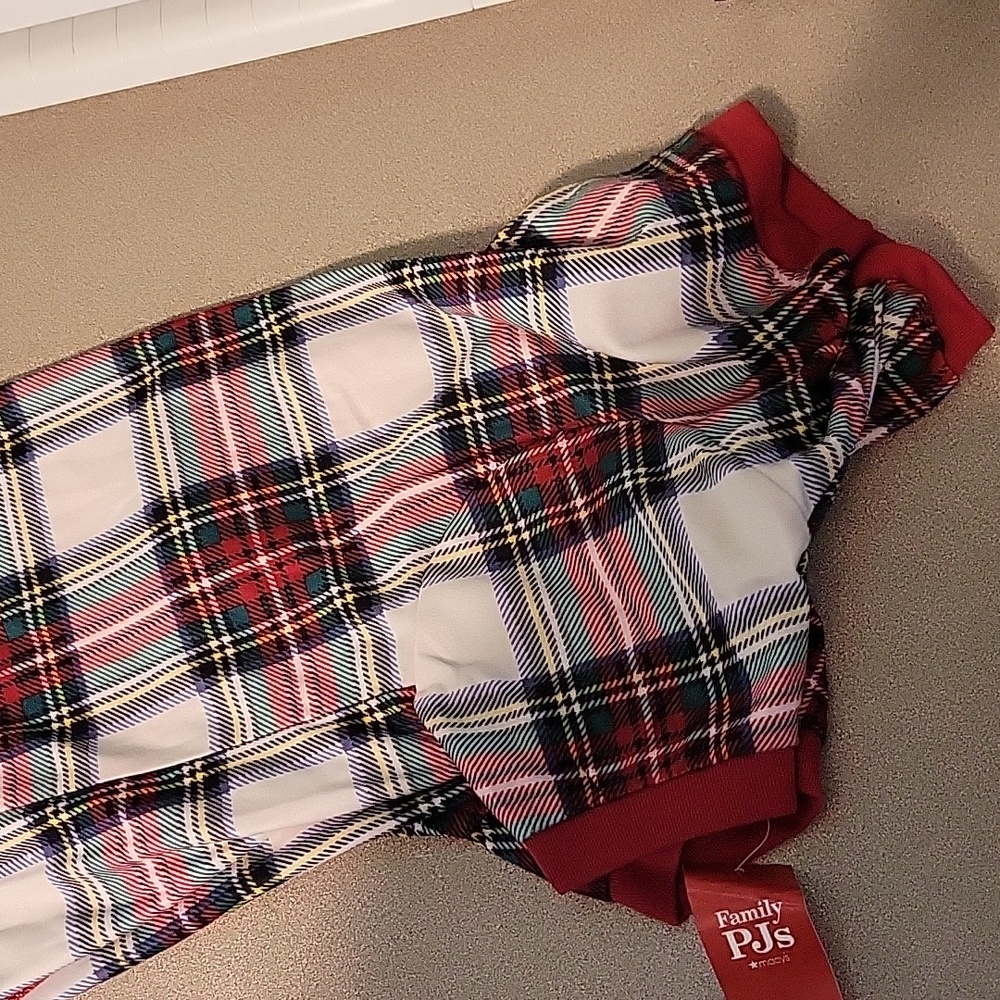 Dog Panamas flannel/plaid